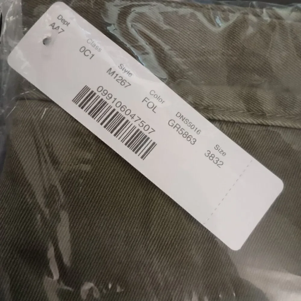 J Crew Pants Mens 38x32 Slim Fit 484 Stretch Chino Broken In 1263 Foliage Green